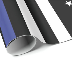 Thin Blue Line USA flagga Presentpapper