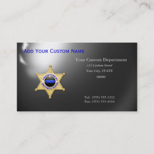 Thin Blue Line Vice Brothers Keeper Visitkort