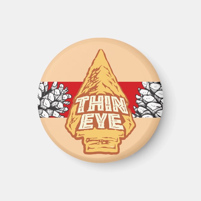 Thin Eye Button Magnet (Framsidan)