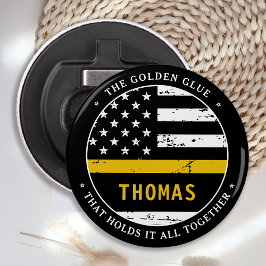 Thin Guld Line Personlig 911 Dispatcher Flasköppnare