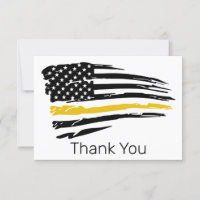 Thin Guld Line Police Akut 911 Dispatcher