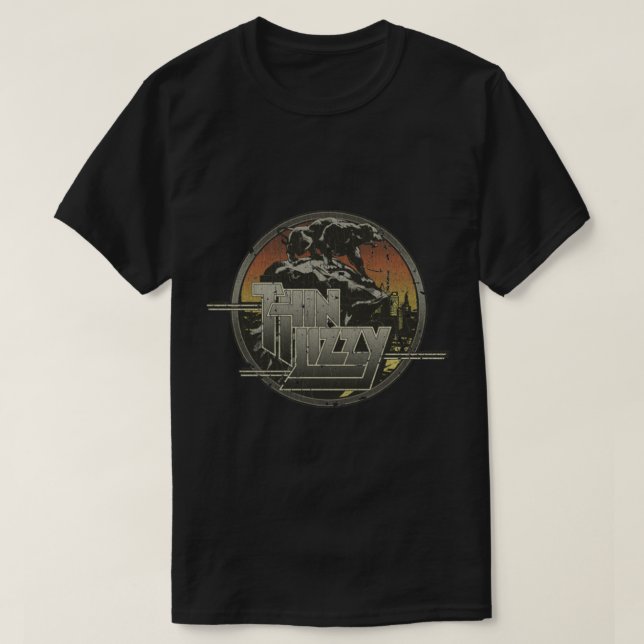 Thin Lizzy Nightlife 1974  Classic T-Shirt (Design framsida)