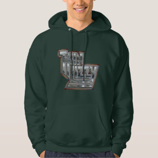 Thin Lizzy Phil Lynott logotyp Hoodie