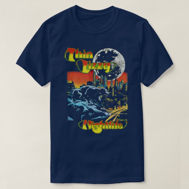 Thin LizzyNght Life Etended T Shirt (Design framsida)