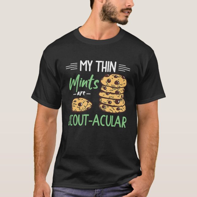 Thin Mints Cookie Baker T Shirt (Framsida)