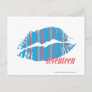 Thin Rand Aqua Vykort