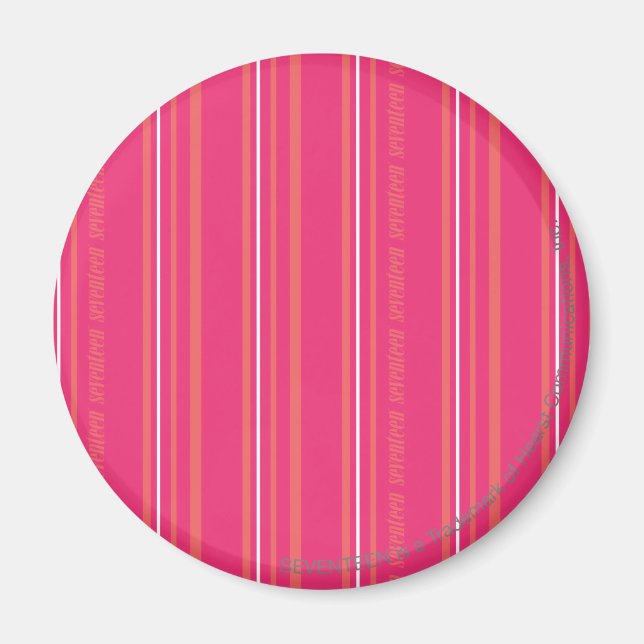 Thin Rand Magenta Magnet (Framsidan)