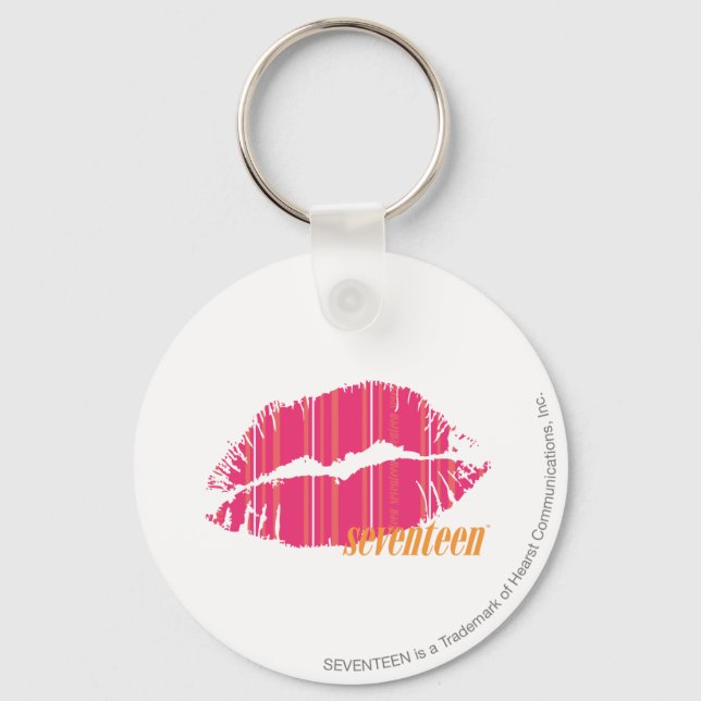 Thin Rand Magenta Nyckelring (Framsida)