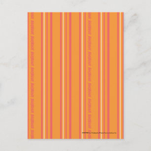 Thin Rand Orange Vykort
