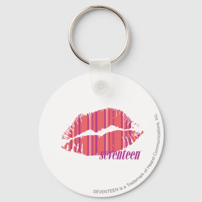 Thin Rand Rosa Nyckelring (Framsida)