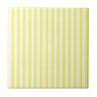 Thin Rand - White och Lemon Kakelplatta