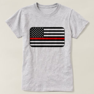 Thin Red Line American Flagga Tee