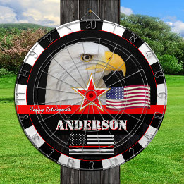 Thin Red Line darts, American Flagga, Fireman / US Darttavla