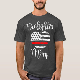 Thin Red Line Firefighter Mamma Gift från Son Gift T Shirt