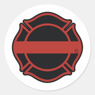 Thin Red Line Maltesse Kor Runt Klistermärke