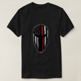 Thin Red Line Spartan Helmet T-Shirt