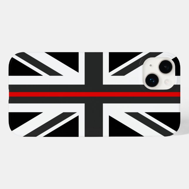 Thin Red Line UK Flagga (Baksida (horisontell))