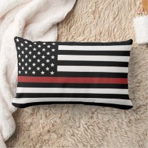 Thin Red Line USA flagga Firefighter Fireman