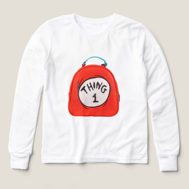 thing 1 backpack t shirt (Design framsida)