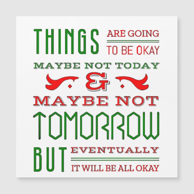 Things are going to be OK. (Framsida)