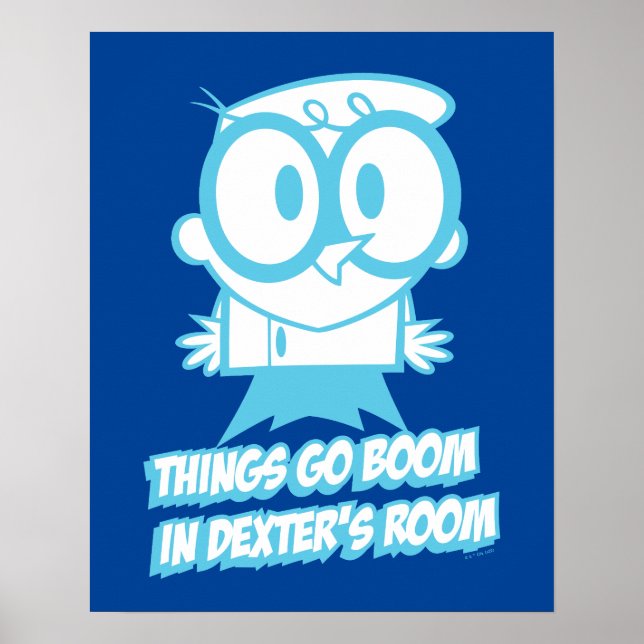Things Go Boom In Dexter's Room Poster (Framsidan)