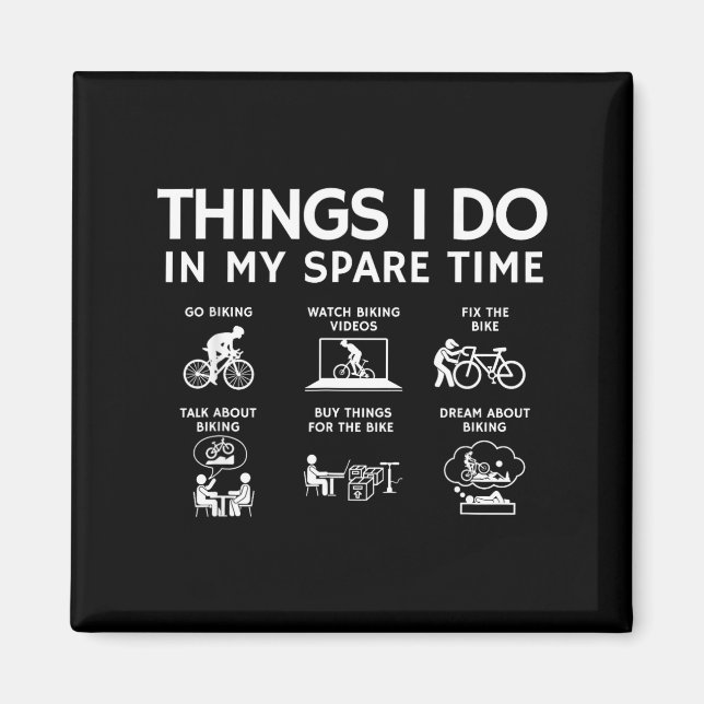 Things I Do In My Spare Time, Bicycle Cycling Love Magnet (Framsidan)