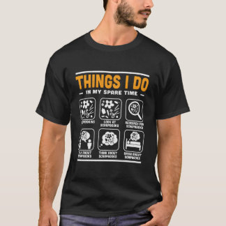 Things I Do In My Spare Time Crafter Scrapbooking T Shirt