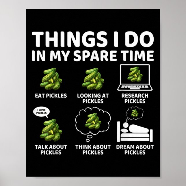 Things I Do In My Spare Time Funny Ckles Lover Ckl Poster (Framsidan)
