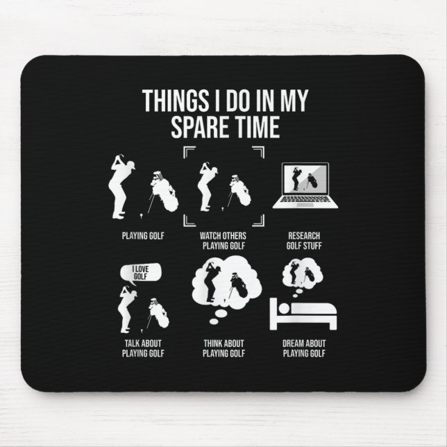 Things I Do In My Spare Time, Golf Player  Musmatta (Framsidan)