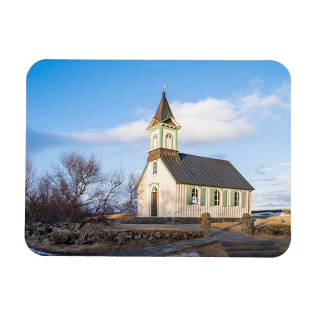 Thingvellir nationalpark på Island Magnet (Horisontell)
