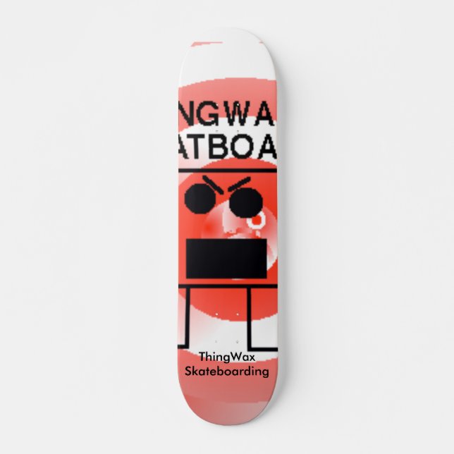 Thingwax spiral old school skateboard bräda 18 cm (Framsida)