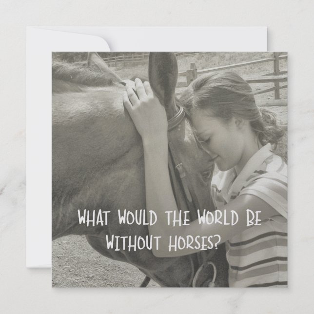 THINK AS ONE 5.25 x 5.25 card Inbjudningar (Framsida)