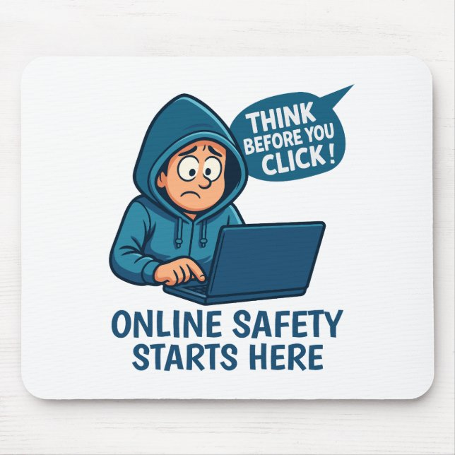Think Before You Click - Online Safety Awareness Musmatta (Framsidan)
