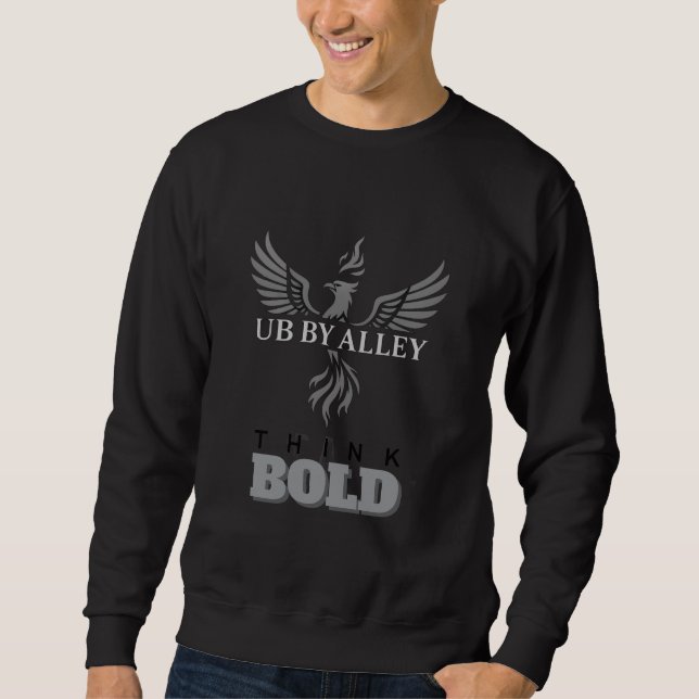 Think Bold” Phoenix Pullover – UB ™ Lång Ärmad Tröja (Framsida)