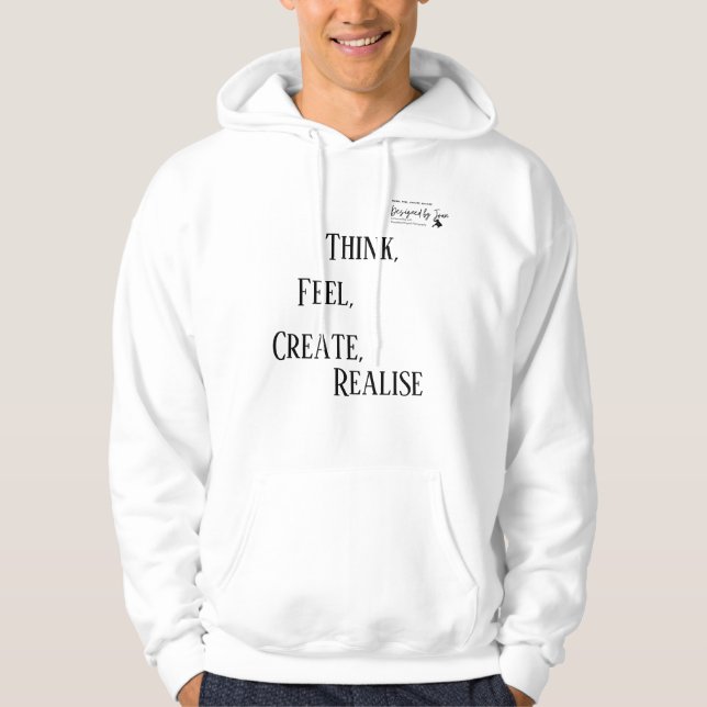 Think feel create realiseBLDesigned by Joan Hoodie (Framsida)