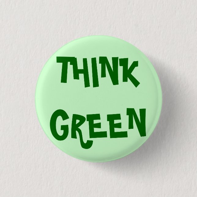 THINK GREEN KNAPP (Framsida)