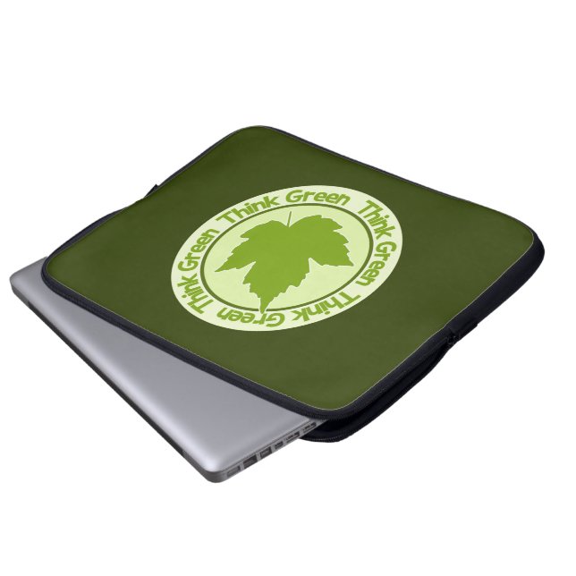 THINK GREEN laptop sleeve (Framre botten)