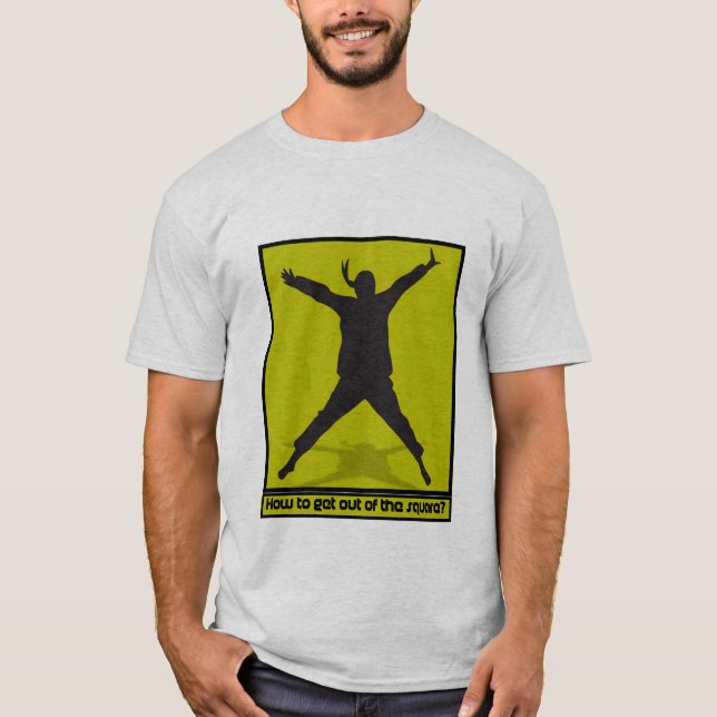 Think out of square tee (Framsida)