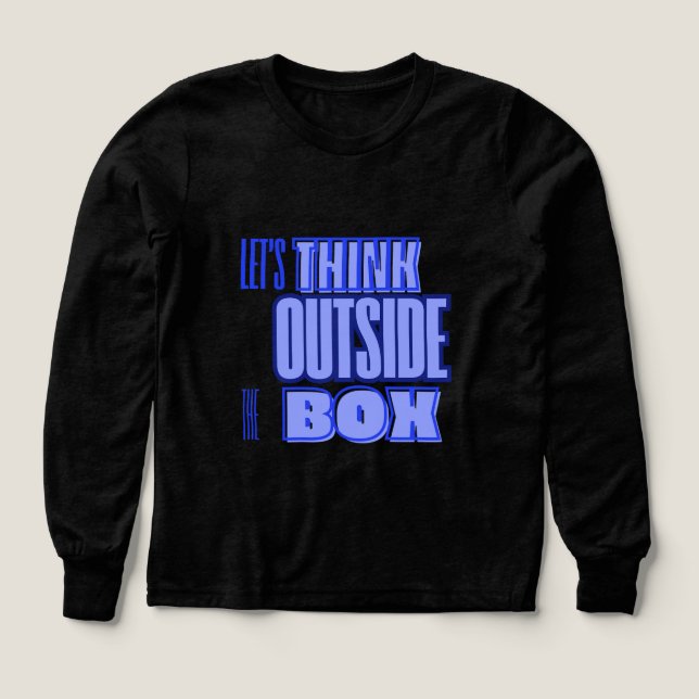 Think Outside the Box T Shirt (Design framsida)