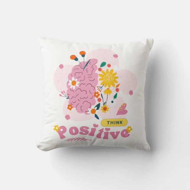 Think Positive Pillow Kudde (Framsida)