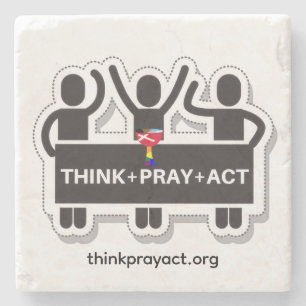 Think+Pray+Act Stenunderlägg