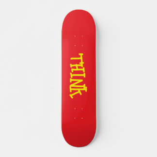 Think Skateboarding deck Mini Skateboard Bräda 18,5 Cm