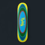 Think Skateboarding deck Mini Skateboard Bräda 18,5 Cm<br><div class="desc">Think Skateboarding deck</div>