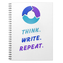 Think. Write. Repeat. Notebook Anteckningsbok