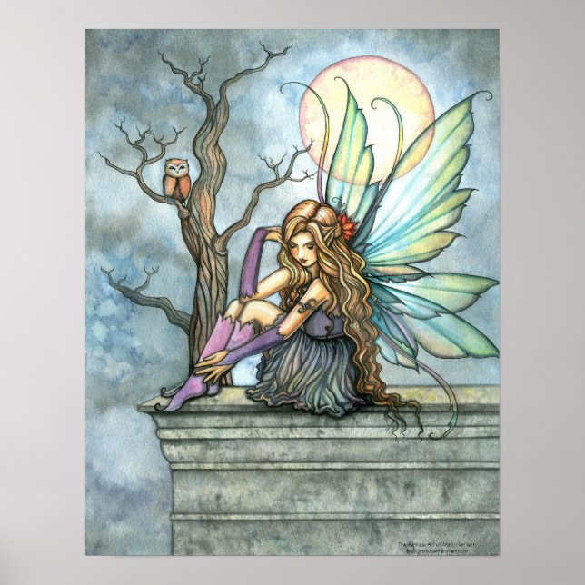 Thinker Fairy Poster av Molly Harrison (Framsidan)