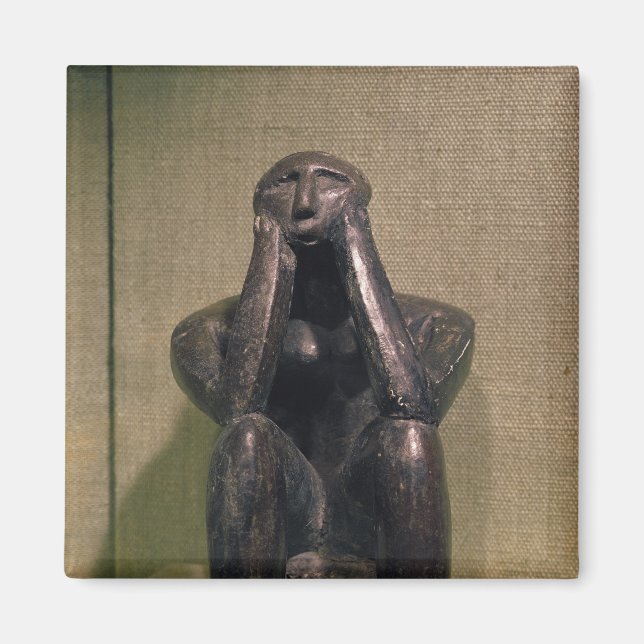 Thinker of Cernovoda, Hamangia Culture Magnet (Framsidan)