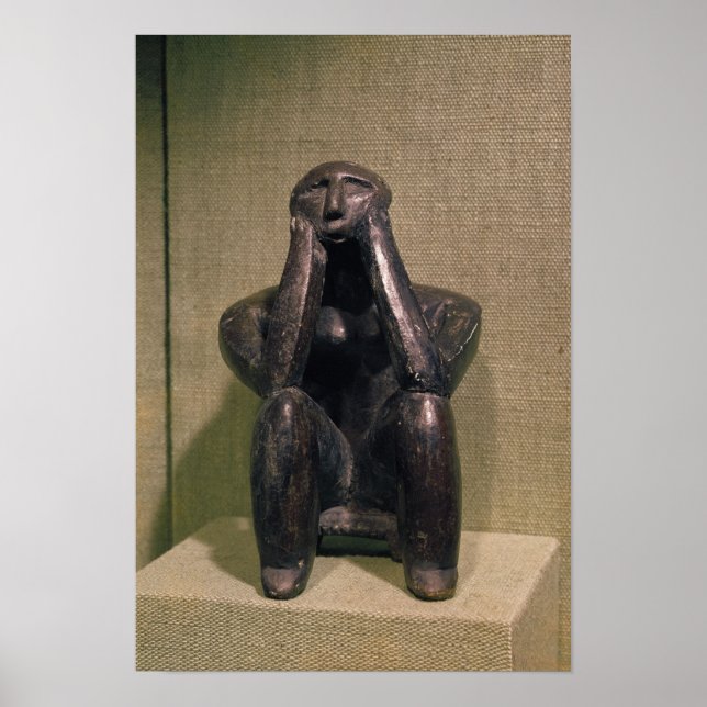 Thinker of Cernovoda, Hamangia Culture Poster (Framsidan)