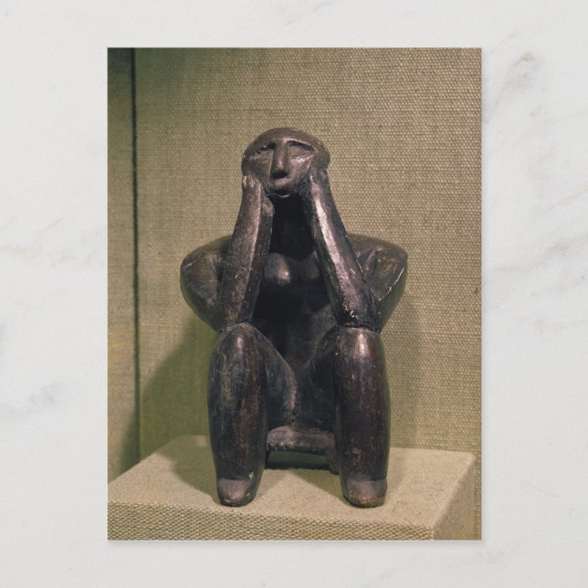 Thinker of Cernovoda, Hamangia Culture Vykort (Framsida)