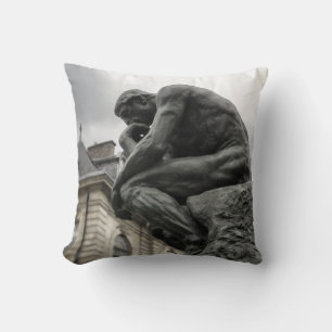 Thinker Rodin Paris Sculpture Kudde
