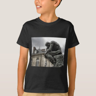 Thinker Rodin Paris Sculpture T-shirt